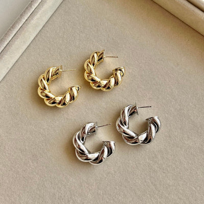Jade Hoop Earring