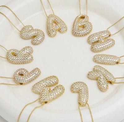 Hailey Bieber Letter Pendant Necklace