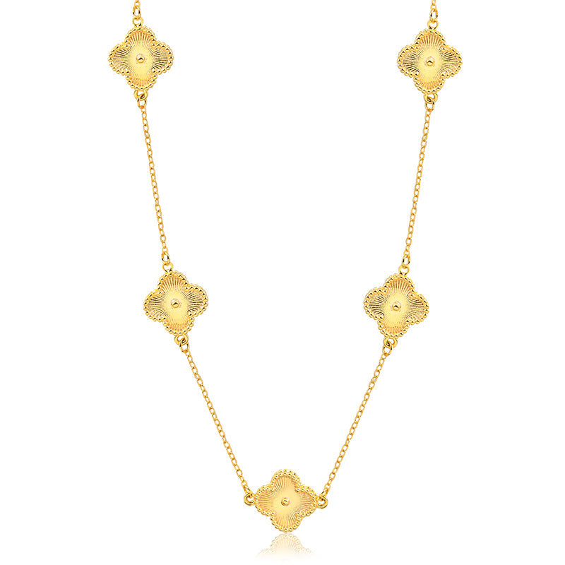Virginia 5 Clover Necklace