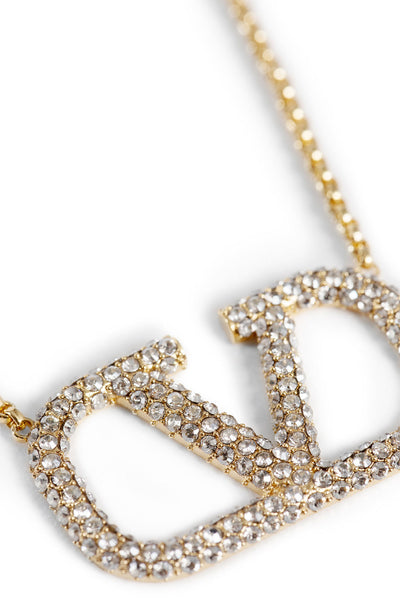 Necklace and Earring Set Inspired by V with Pavé Setting