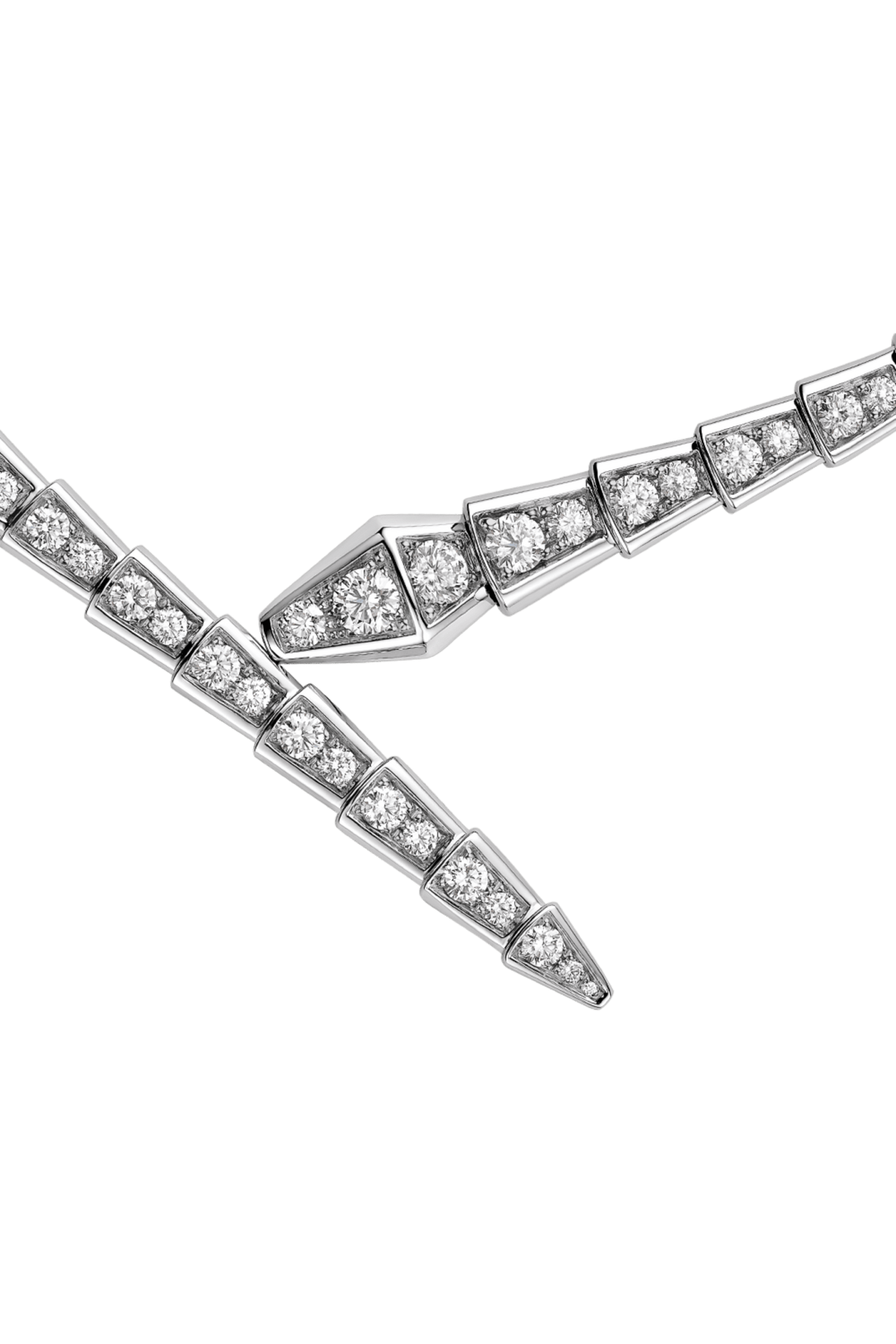 BV Snake Paved Necklace