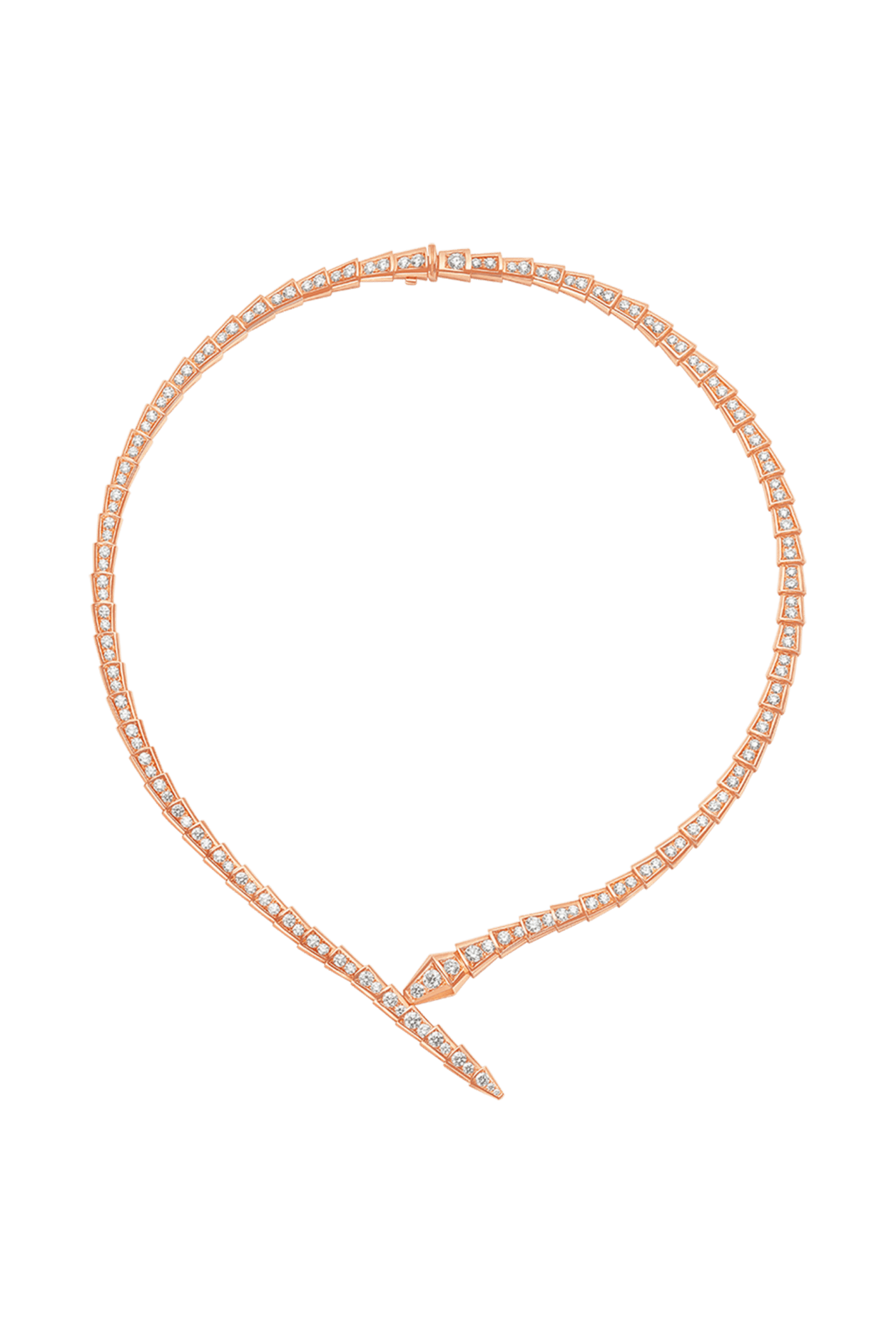 BV Snake Paved Necklace