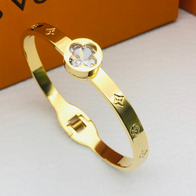 LV Inspiration Bracelet with Stone