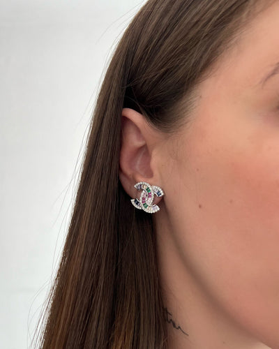 Inspiration CN Earring with Colorful Zirconias