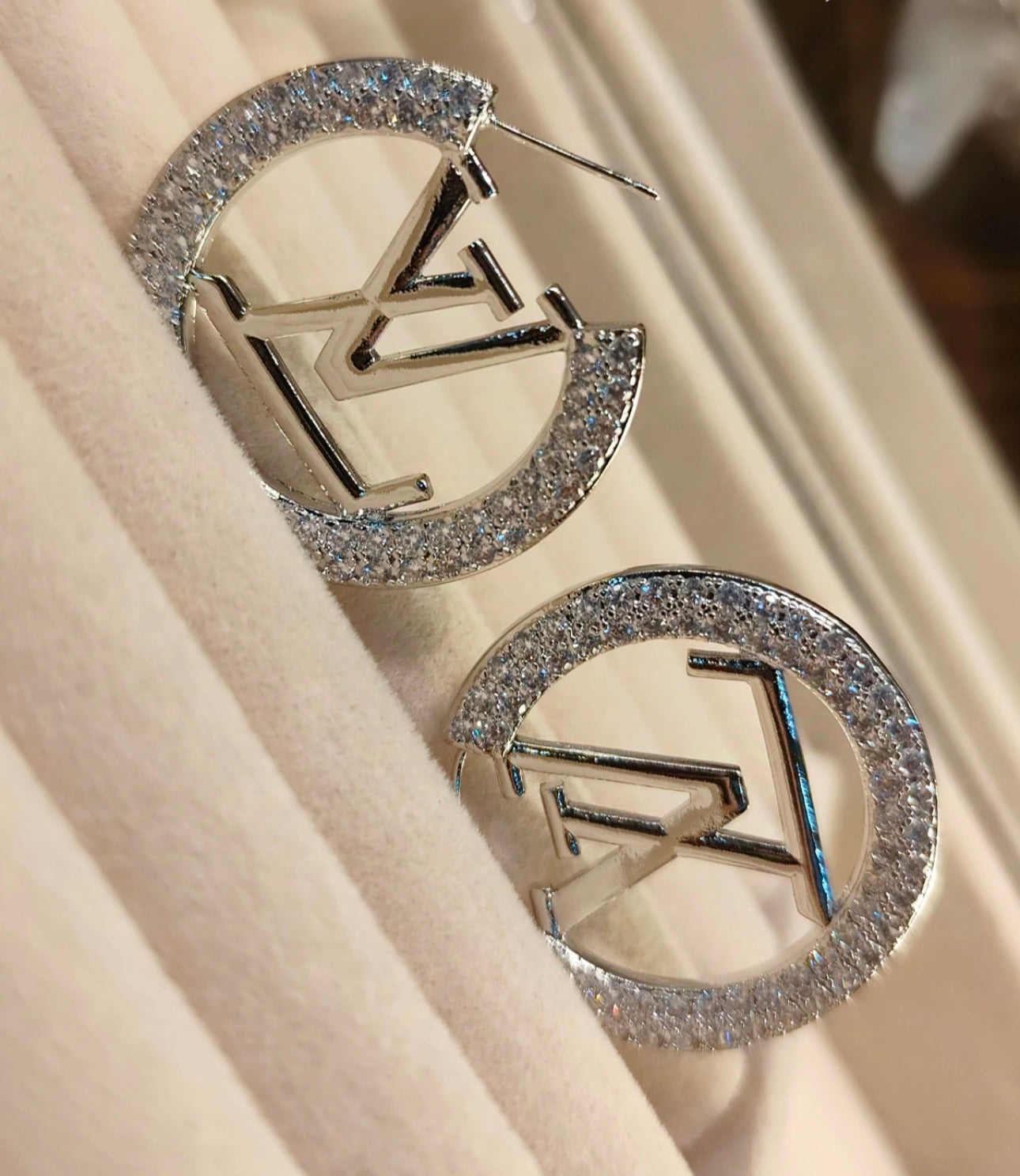 LV Hoop Inspiration Earring