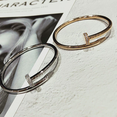 Nail Bracelet with Paved Tip