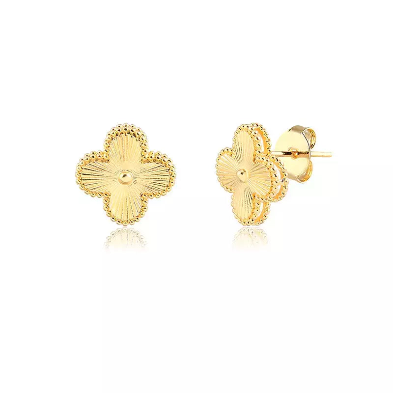Golden Clover Earring