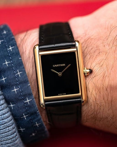 Tank Black Gold Watch