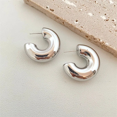 Chic Round Hoop Earring