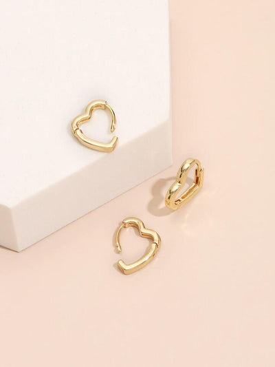 Heart Trio Earring